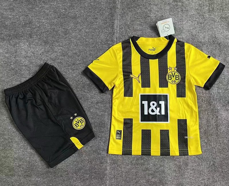 Borussia Dortmund Barn Hemmatröja 2022/23 Matchtröjor BVB Tröjor