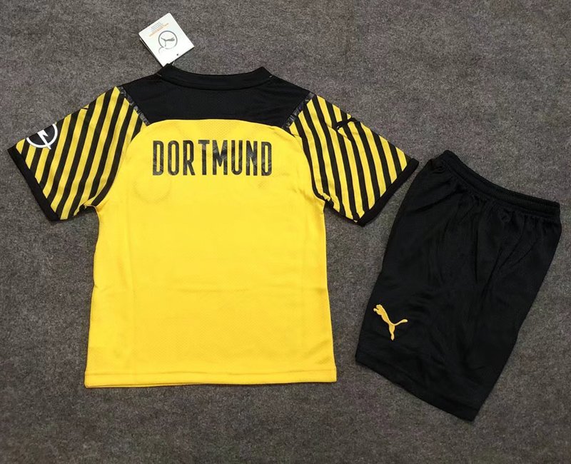 Borussia Dortmund Hemmatröja 2021-2022 barn fotbollströja set