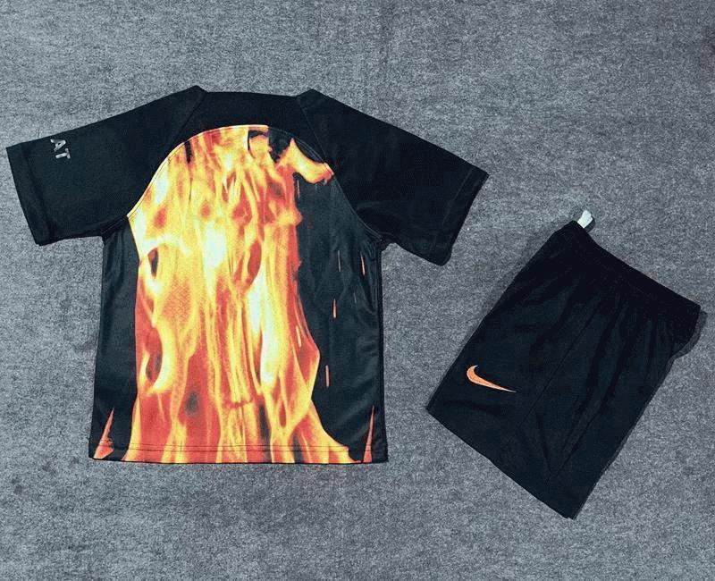 PSG x Balmain Concept Kit Flame barn fotbollströja set