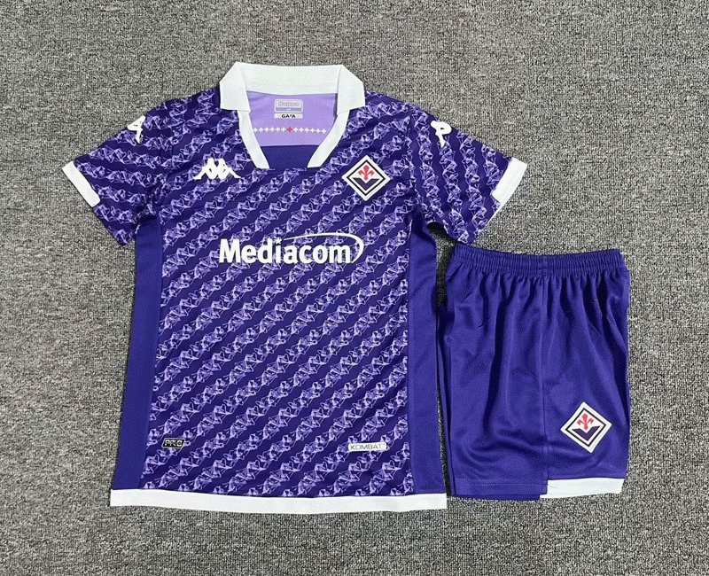 Billiga Fotbollströjor Fiorentina Hemmatröja 2023/24 fotbollströja set för män