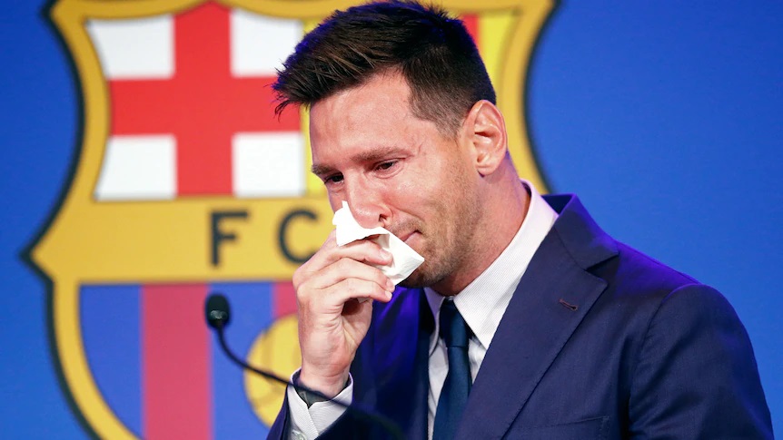 Lionel Messi's move from Barcelona to PSG