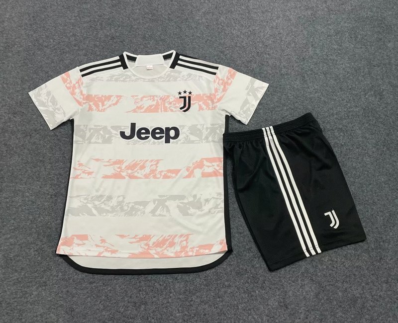 Fotbollströjor Juventus Barn Borta tröja 2023-2024 Kortärmad + Korta byxor