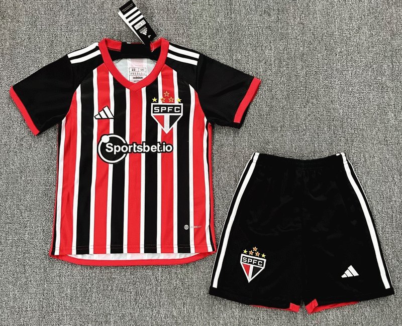São Paulo FC Bortatröja 2023/24 Kortärmad + Korta byxor för män