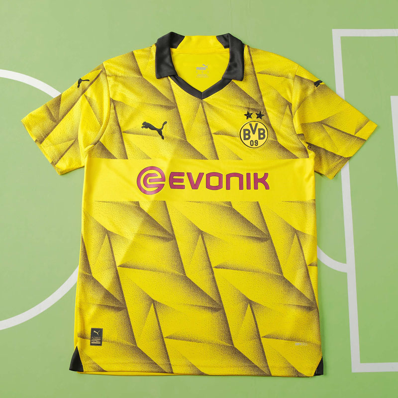 Borussia Dortmund 2324 Tredjeställ Gul Kortärmad Suit