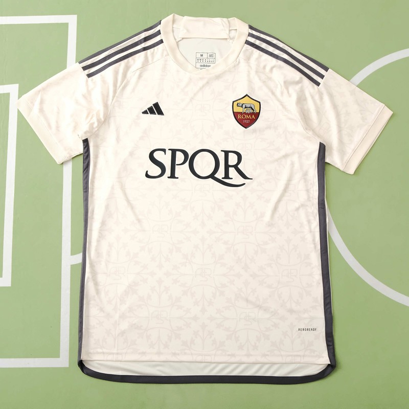 AS Roma Fotbollströjor Borta tröja 23-24 Kortärmad Suit