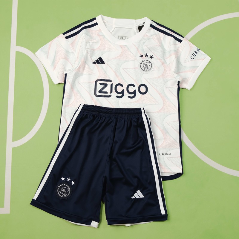 Ny säsong Ajax Borta fotbollströja 2023-2024 Fotbollsställ för Barn
