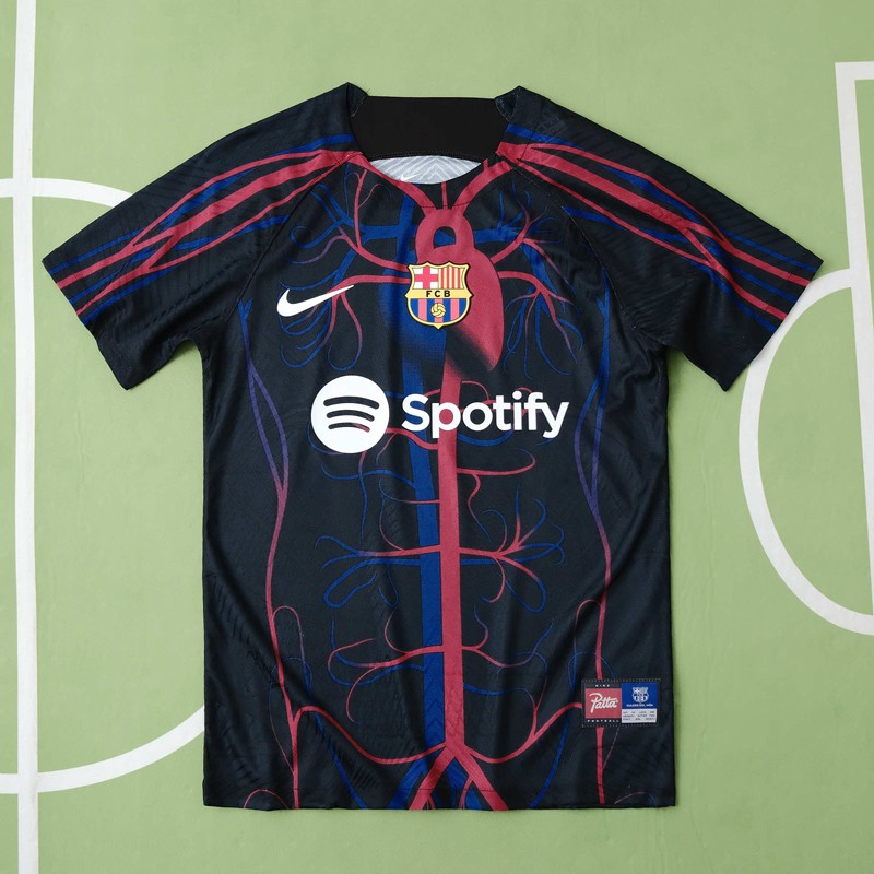 PATTA x FC Barcelona Träningströja 23/24 Kortärmad Pre Match T-Shirt