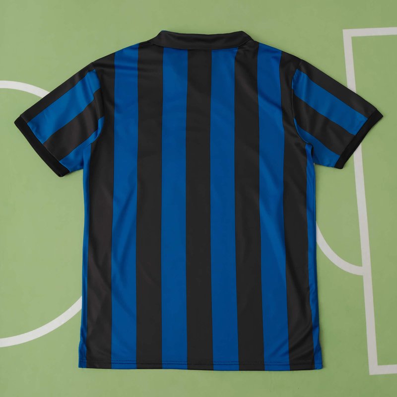 Inter Milan Hemmatröja 1988-90 Retro Kortärmad - Tillbaka