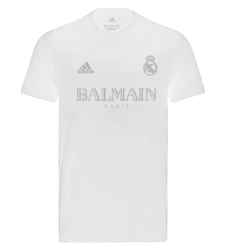 Real Madrid x Balmain White Shirt
