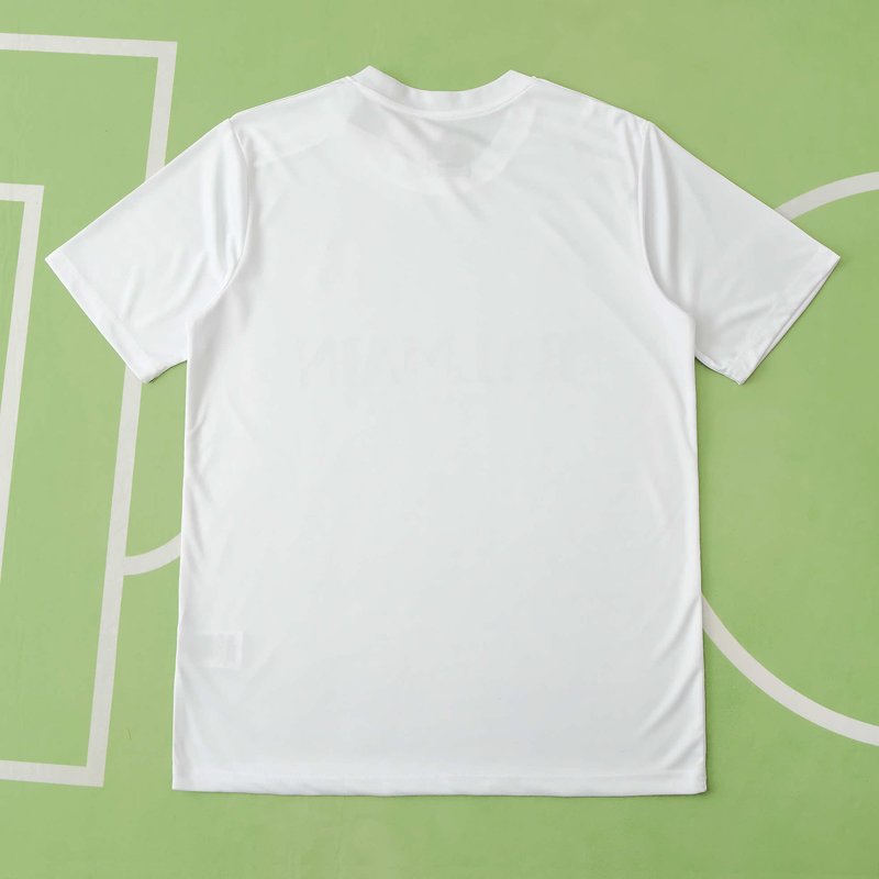 Tillbaka - Real Madrid x Balmain T-Shirt 2023-24 Fotbollströja Vit