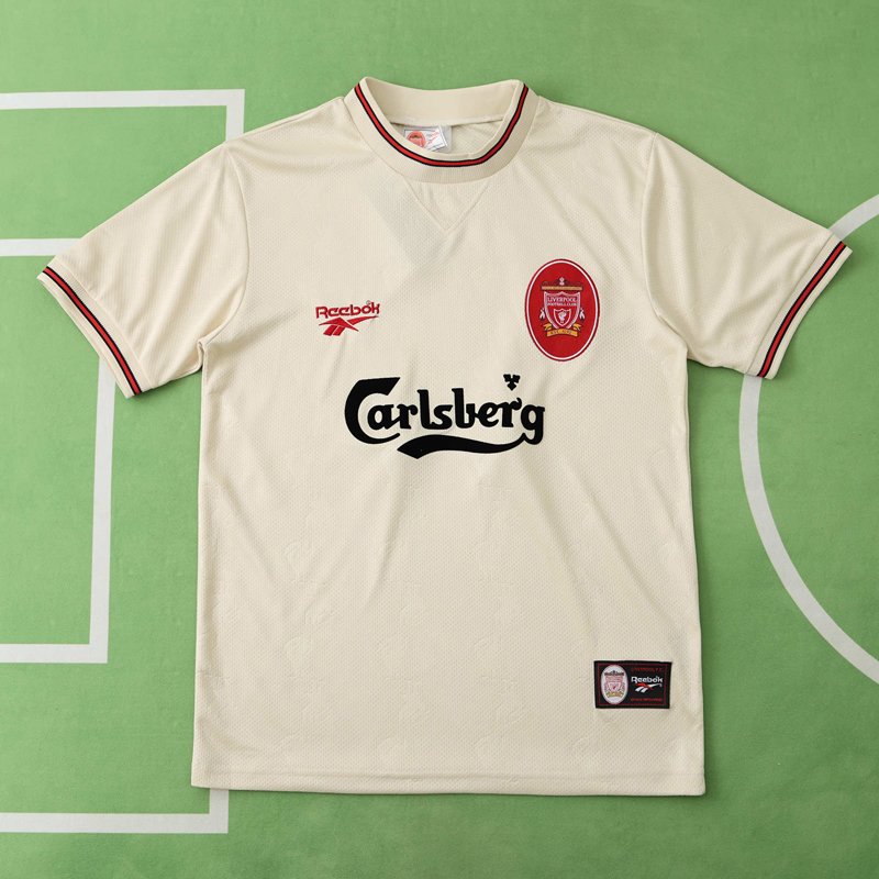 Billiga Fotbollströjor Liverpool FC Bortatröja 96/97 Retro Kortärmad