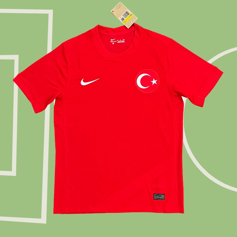 EURO 2024 Turkiet röd bortatröja för herrar – Köp nu