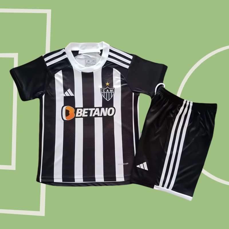 Billiga Fotbollströjor Kostym Atlético Mineiro 24/25 Hemmatröja för Barn