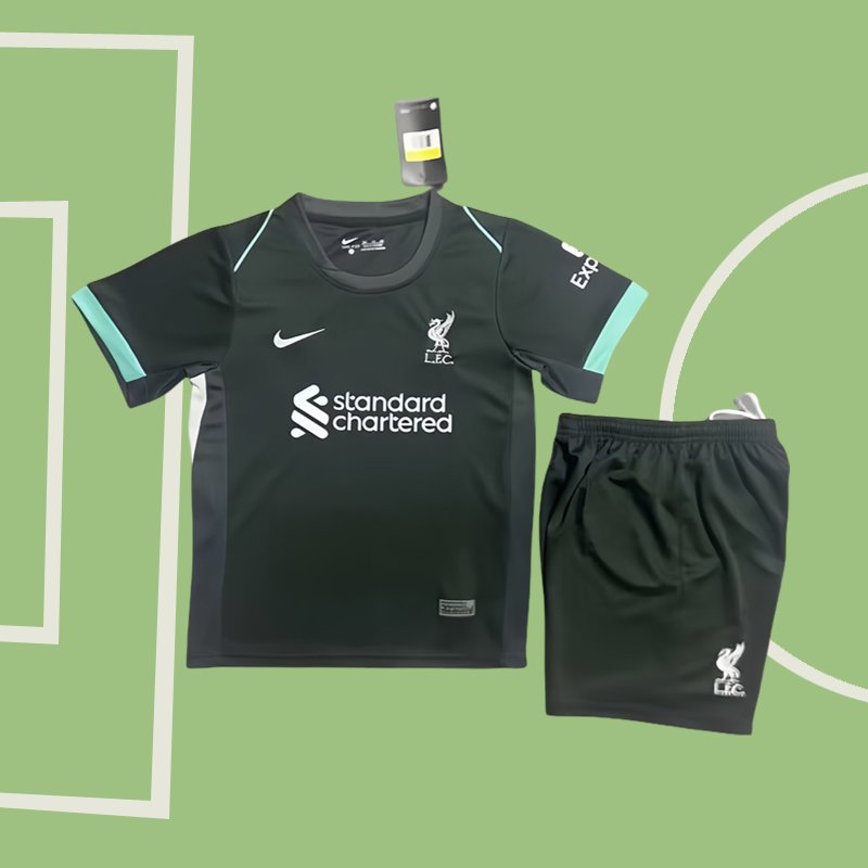 Liverpool FC Bortatröja 2024/25 Kostym för barn