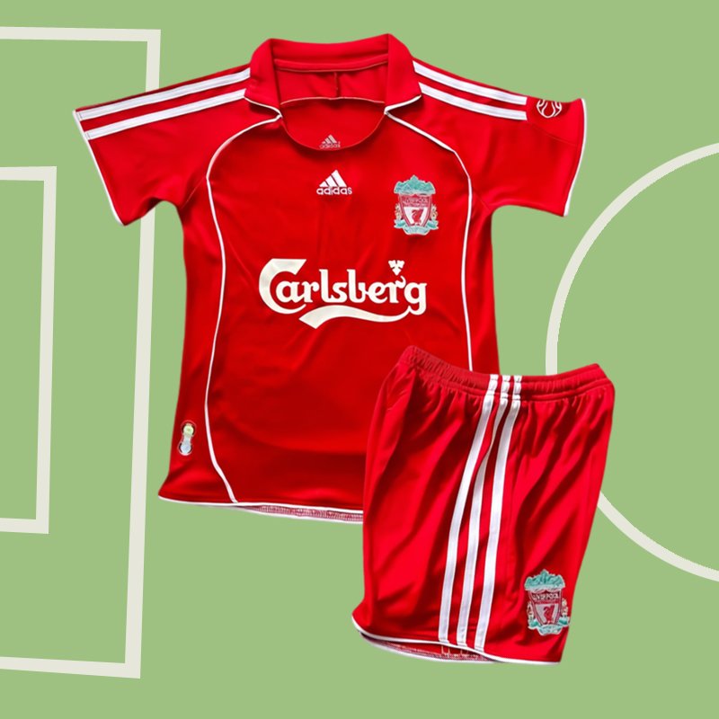 Köp retro tröjor Barn Liverpool Hemmatröja 2006/07