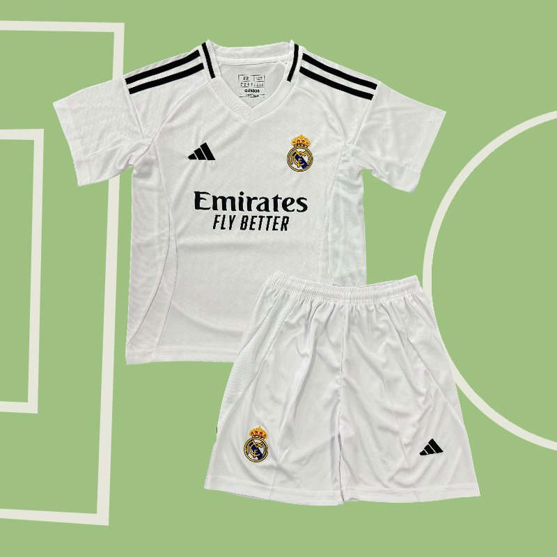 Real Madrid 2024/25 Hemmatröja för Barn - Vit
