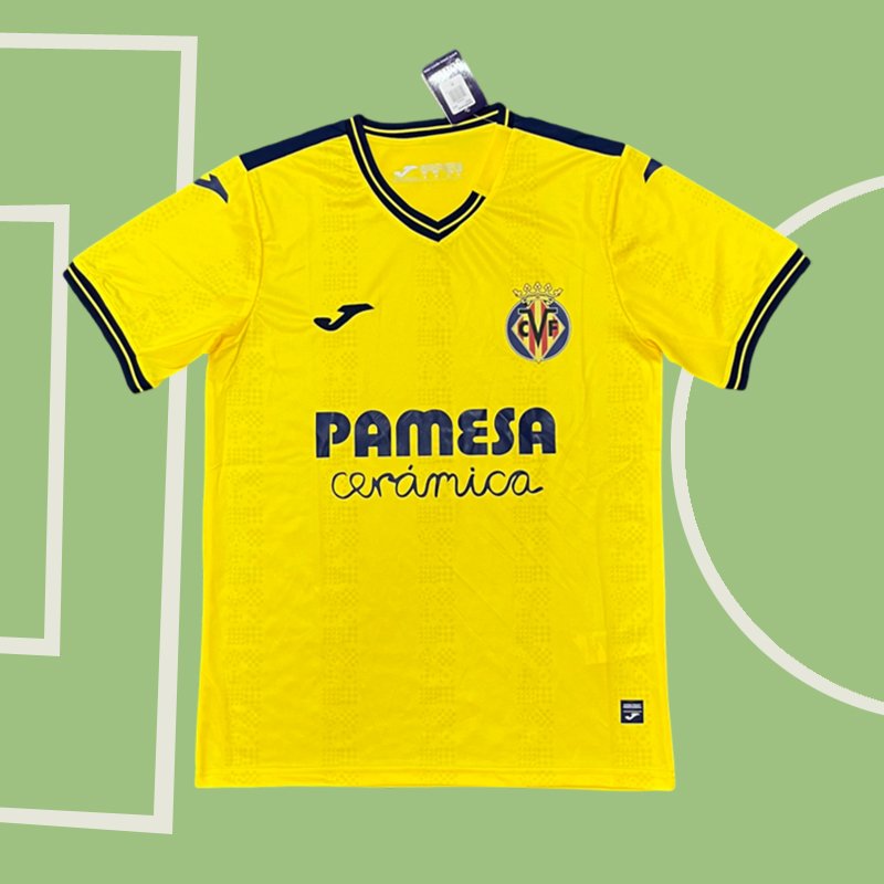 Villarreal CF Herr Fotbollströjor 2024-25 Hemmatröja - Gul