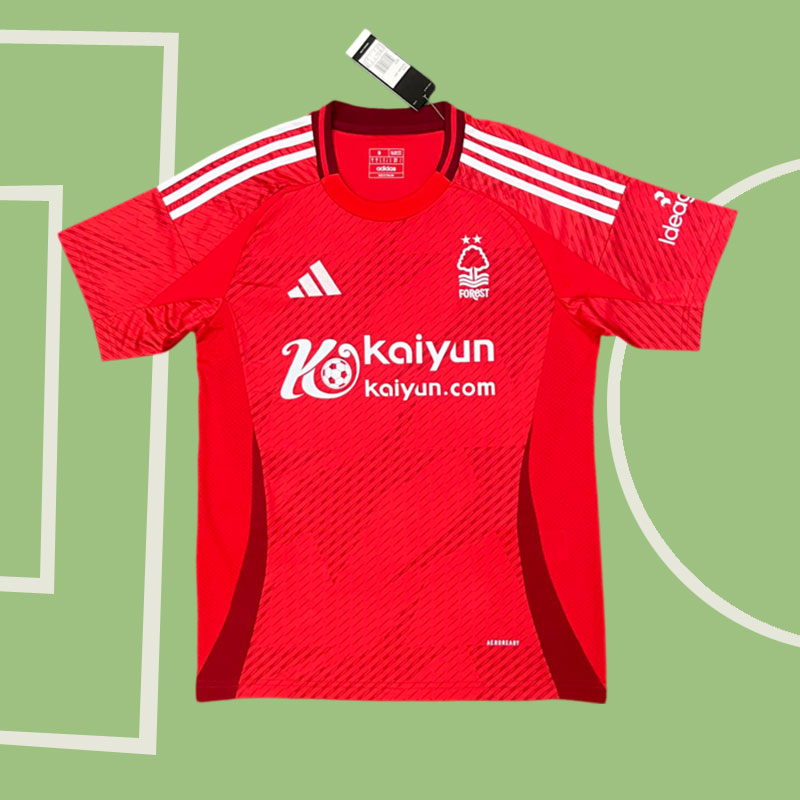 Nottingham Forest Hemmatröja 2024/25 Röd Kortärmad