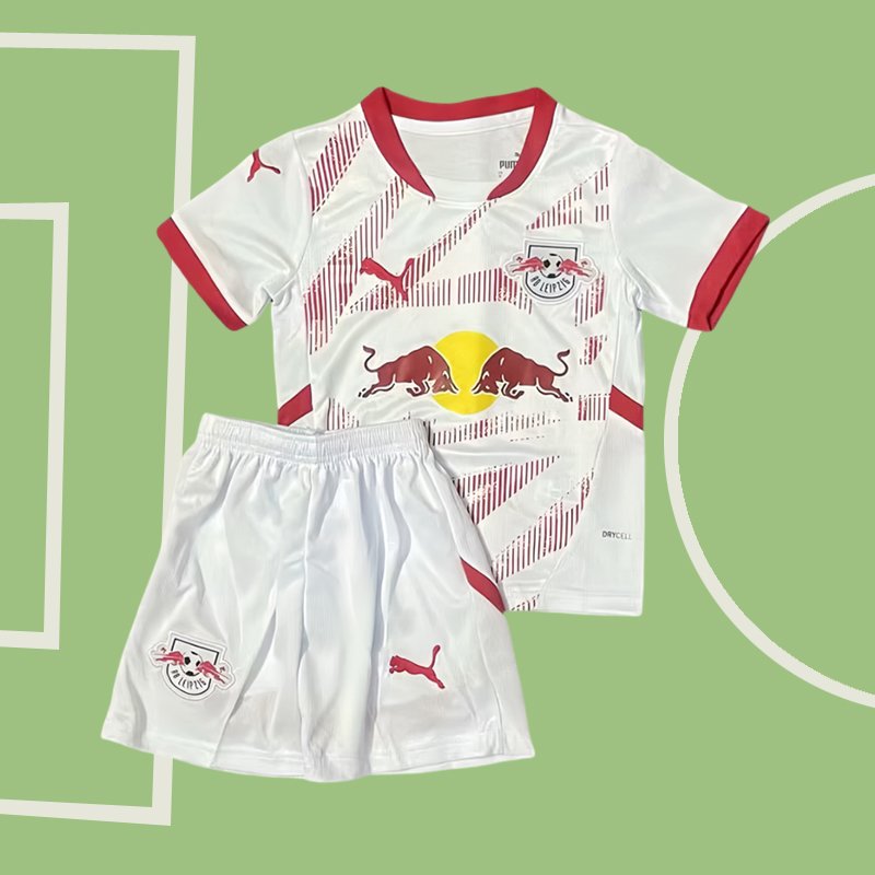 RB Leipzig Fotbollströjor Barn Hemma tröja 2024/25