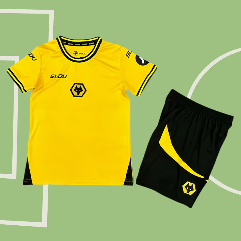 Wolverhampton Wanderers Wolves Hemmatröja 2024-2025 Barn