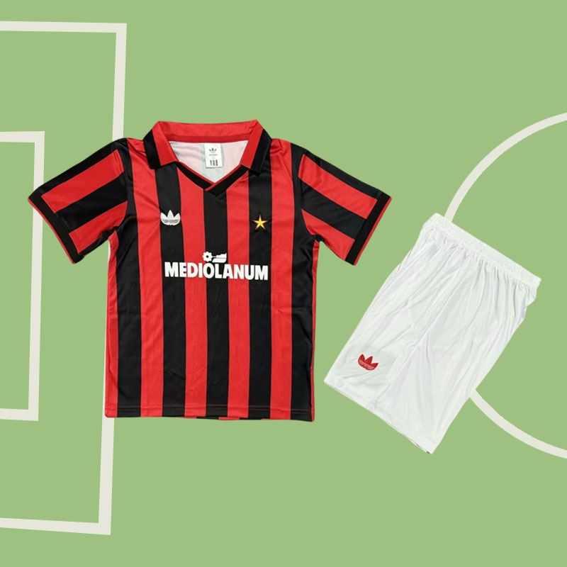 AC Milan Hemmatröja Retro 1990/91 Barn