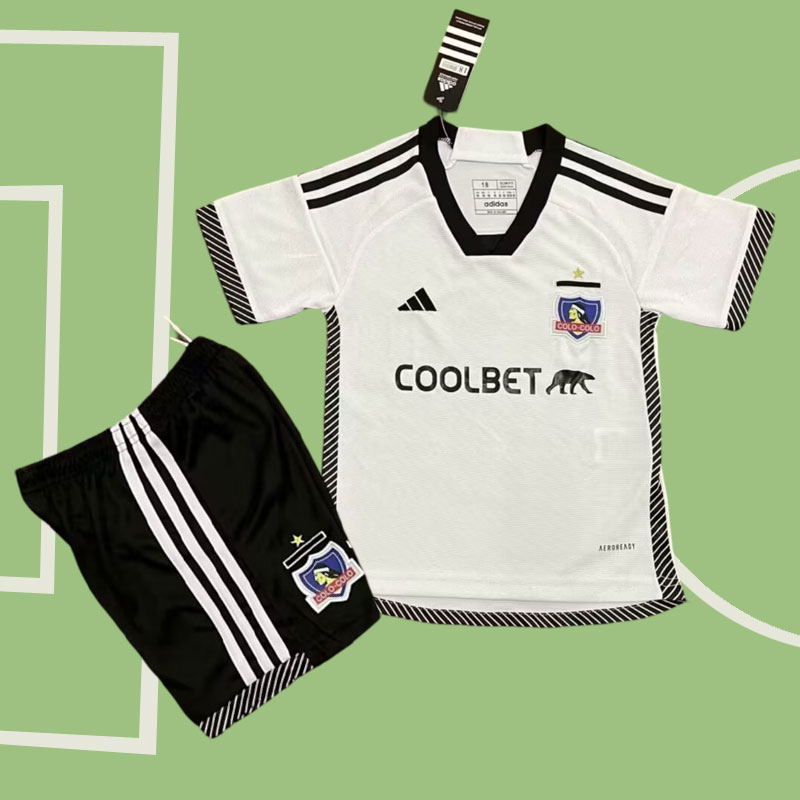 Fotbollströja Barn Colo-Colo Hemmatröja 2024/25