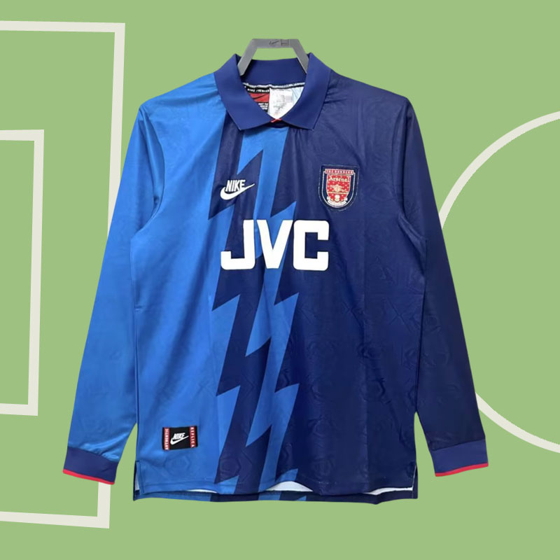 Arsenal FC Bortatröja Långärmad 1995/96 retro tröja