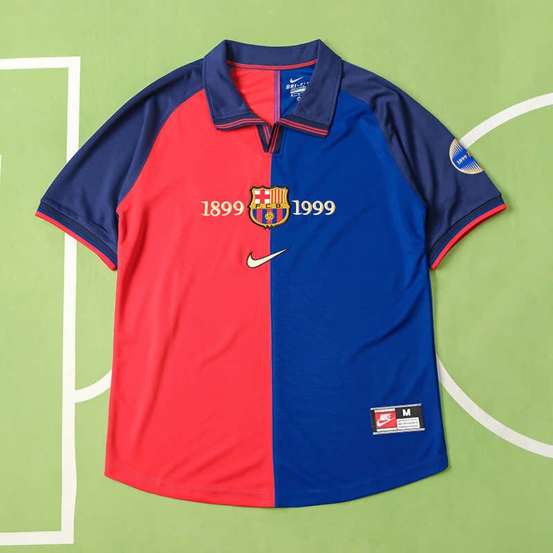 2013-14 Barcelona Retro 1999-00 Centenary Hemmatröja