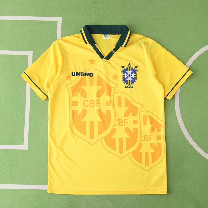 Brasilien Hemma Tröja 1993/94 Retro