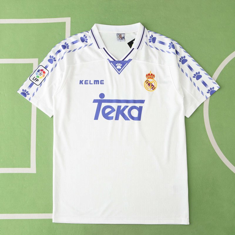 Real Madrid Fotbollströja Retro 1996-97 Hemmatröja