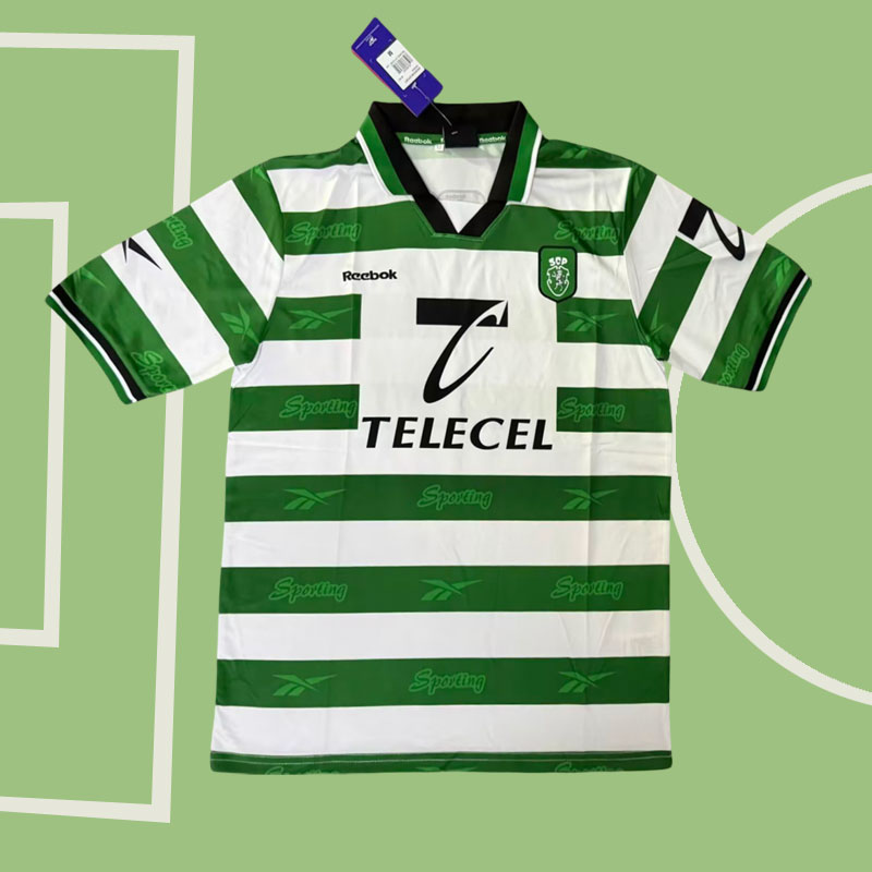 Retro Sporting Lissabon hemmatröja 1999-2000