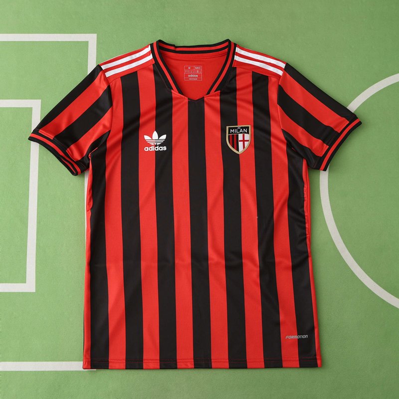 Retro Tröjor 2024/25 AC Milan Hemmatröja Vintage Fotbollströjor