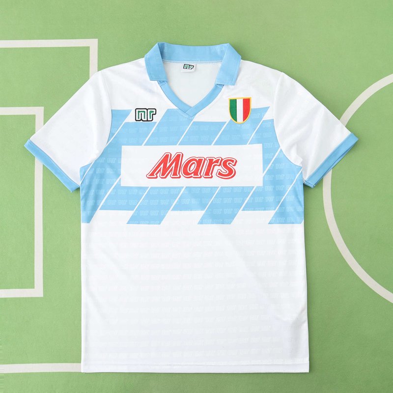 SSC Napoli Fotbollströjor Bortatröja Retro 1990/91