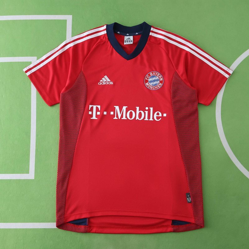 FC Bayern Tredjetröja 2002/03 retro kortärmad