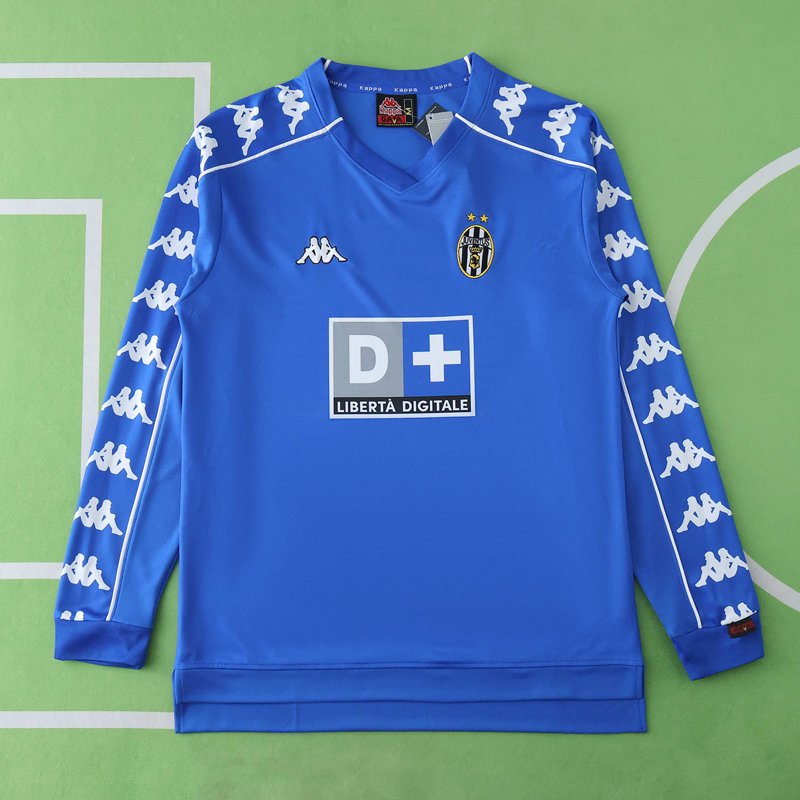 Juventus Fotbollströjor Borta tröja 1999-2000 Retro Långärmad