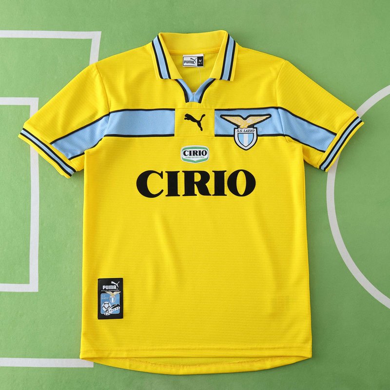 SS Lazio Bortatröja 1998/99 Retro Kortärmad