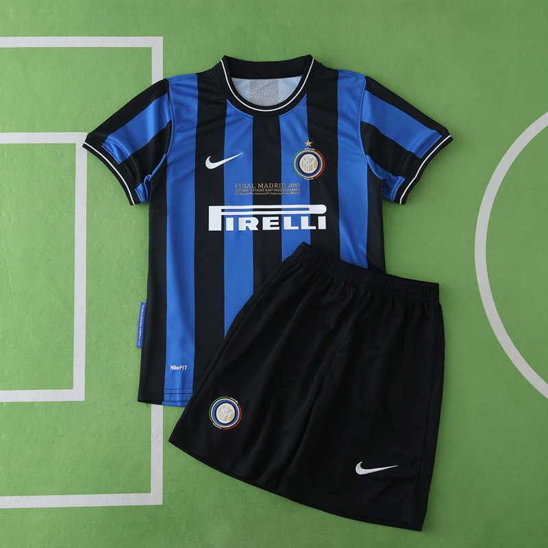 Retro Inter Milan 2010 Champions League Final Hemmaställ Barn