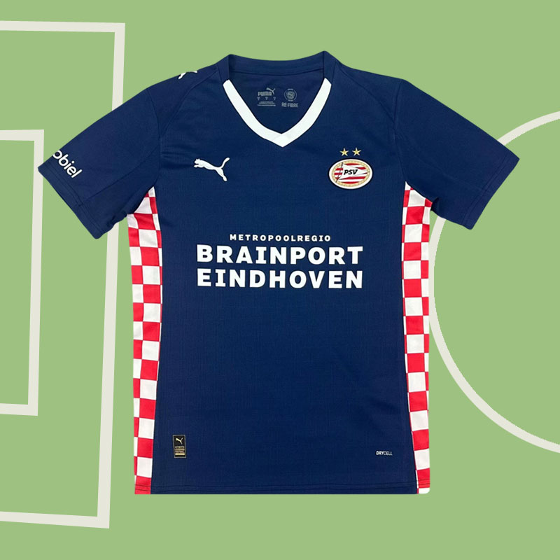 Billiga Fotbollströjor PSV Eindhoven Bortatröja 2025/26 Herr Kortärmad