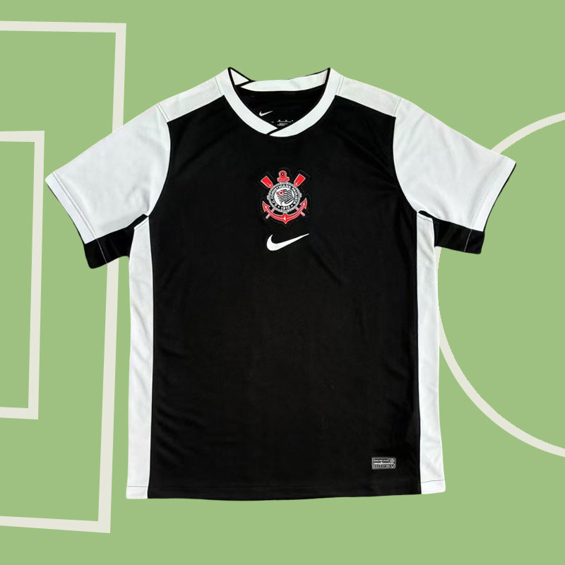 Corinthians Fotbollströjor Borta tröja 2025-26 Herr Kortärmad