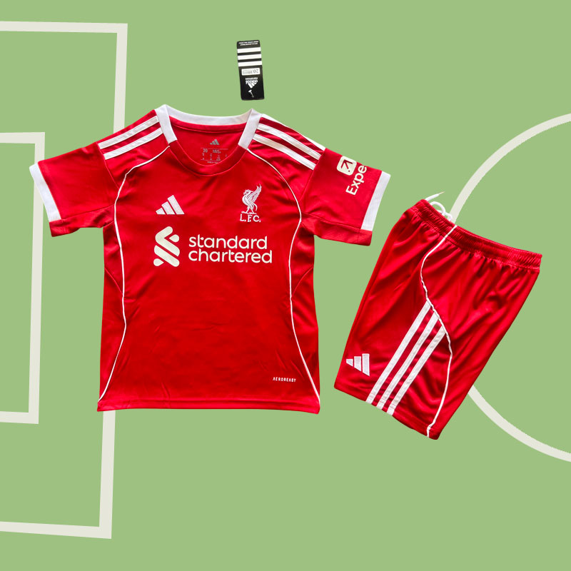 Fotbollströja Barn Liverpool Hemmatröja 2025/26