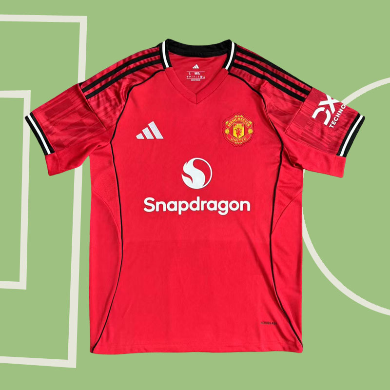 Hemmatröja Manchester United 2025/26 Herrtröja