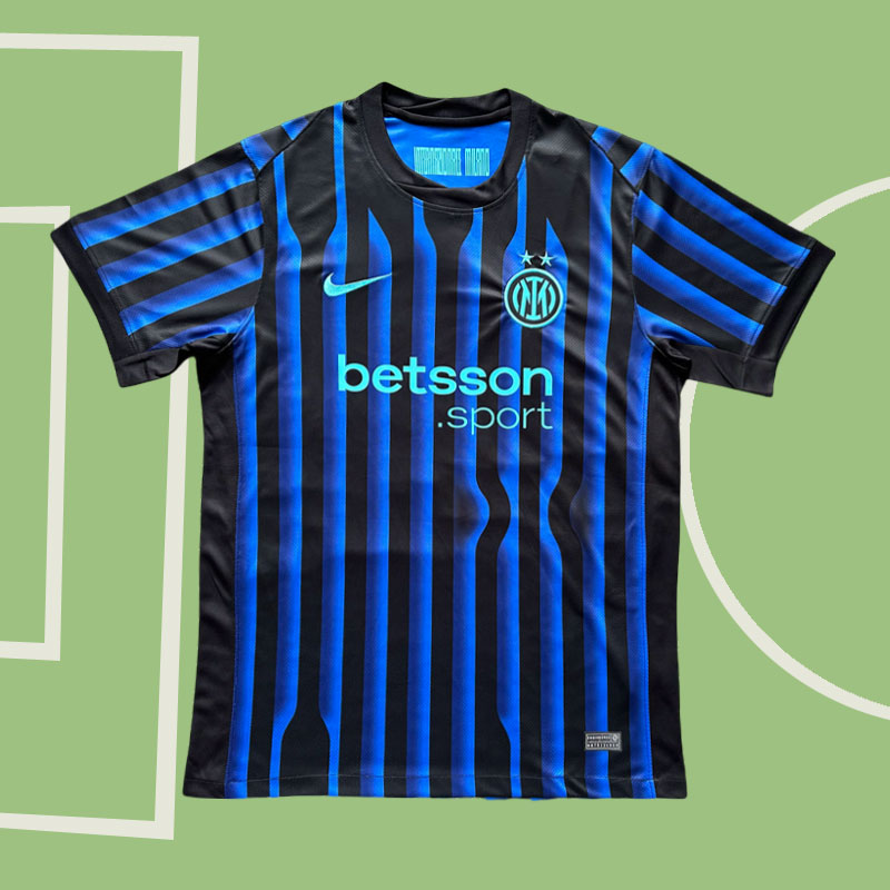 Inter Milan hemma tröja herr fotbollströja 2025/26 säsong