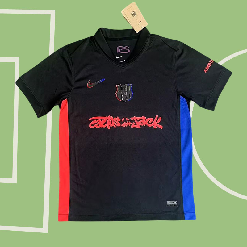 Köp Fotbollströjor Herr FC Barcelona x Travis Scott Borta tröja 2025
