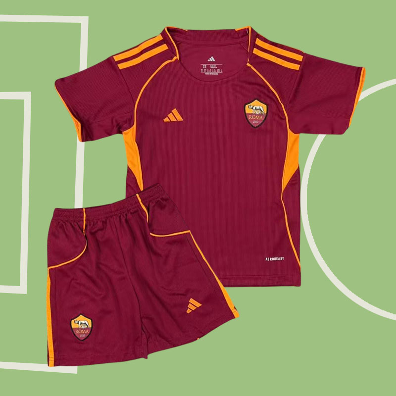 AS Roma 2025-26 hemmatröja för barn