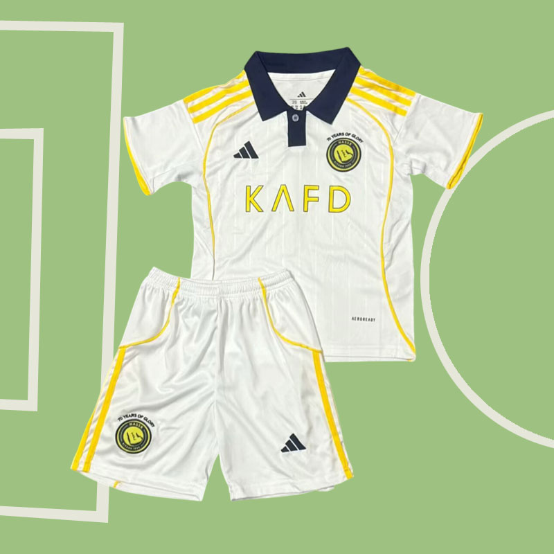 Al-Nassr FC Tredje Fotbollskläder för Barn 2025-26