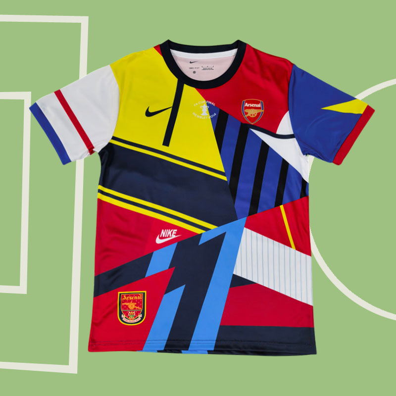 Arsenal 25/26 herrtröja specialutgåva - patchwork design
