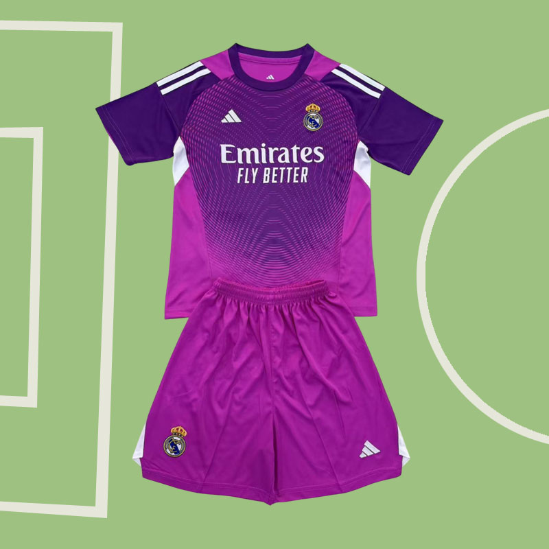 Real Madrid 2025/26 målvaktströja lila - vuxen och barn