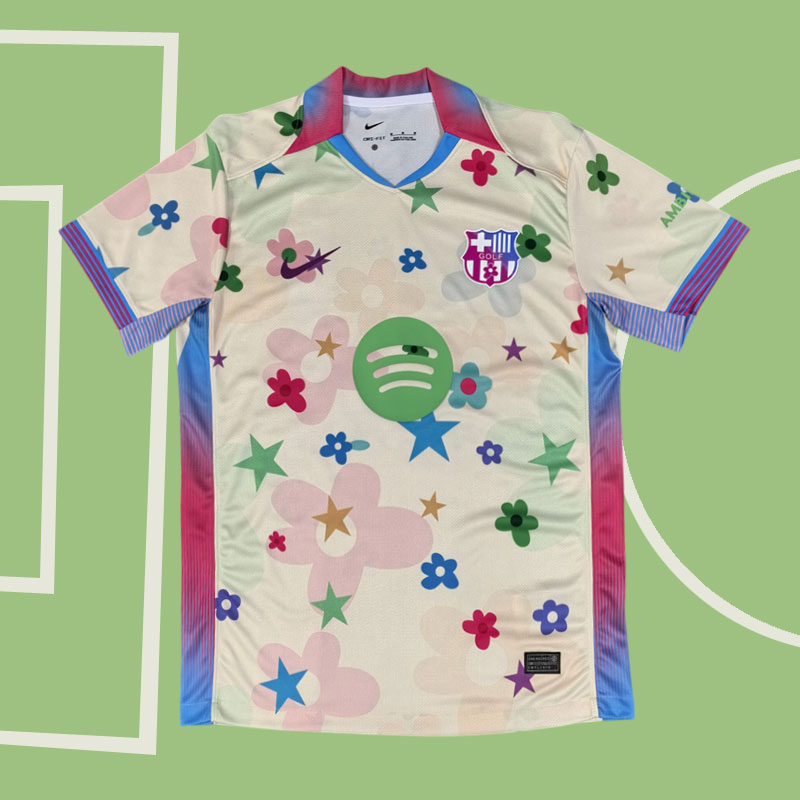 Barcelona Blommig Special Tröja 25/26 - Herr Fotbollskläder