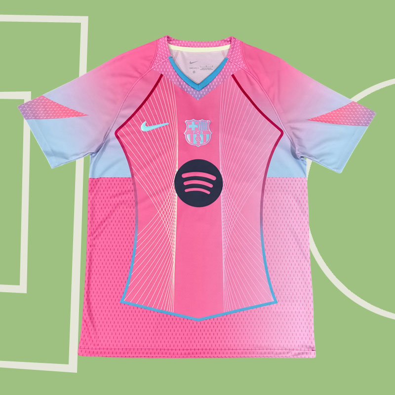 Exklusiv Rosa Fotbollströja Barcelona 25/26 - Snabb Leverans