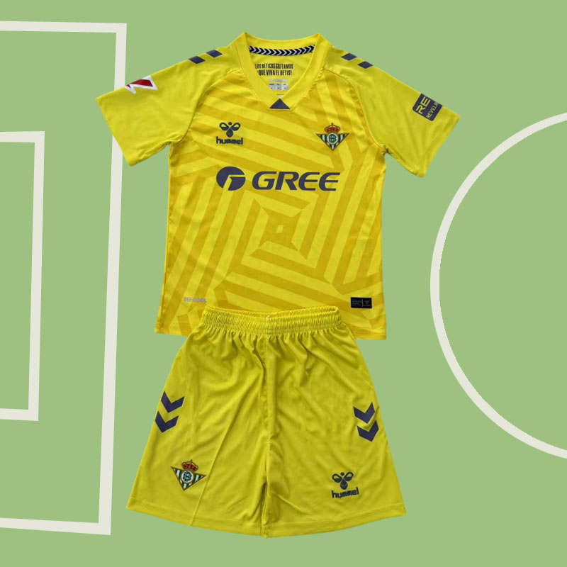 Köp Real Betis målvaktströja 25/26 gul kit - alla storlekar